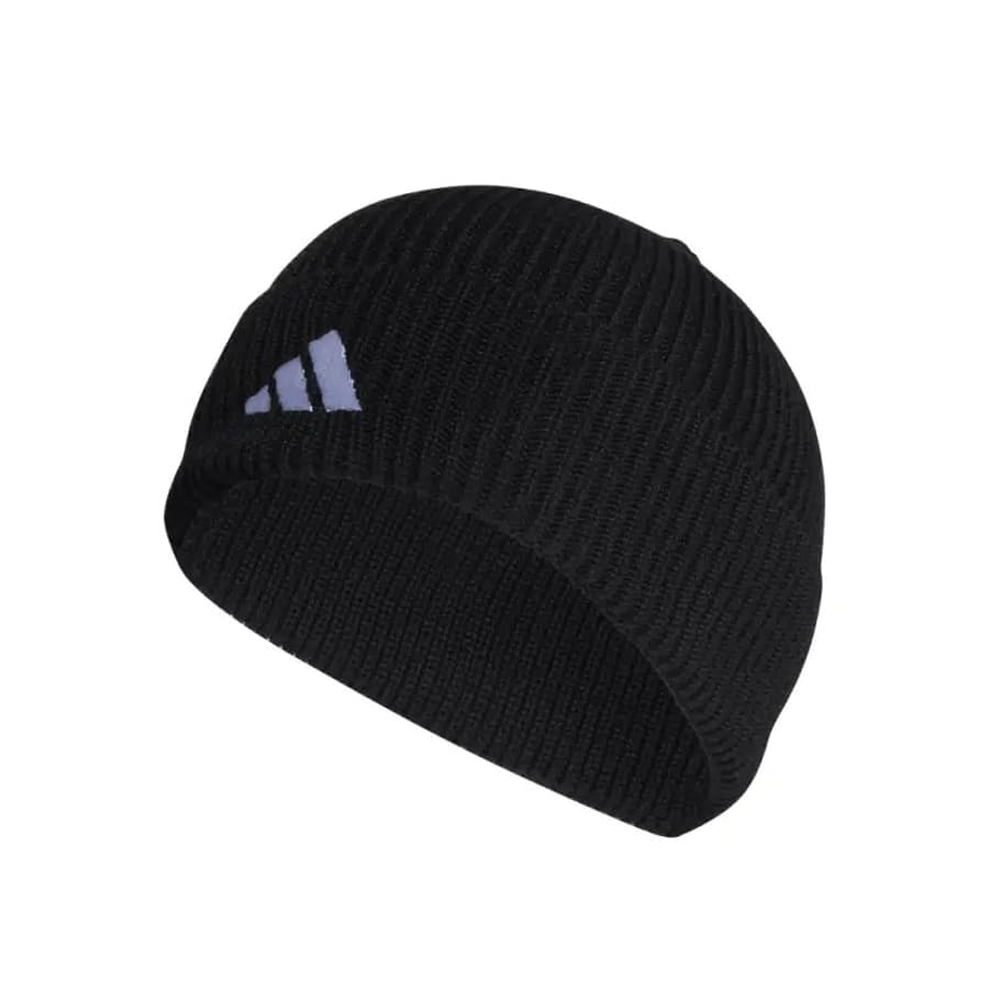 2 adidas Mützen Tiro Woolie schwarz/weiß, Gr. M